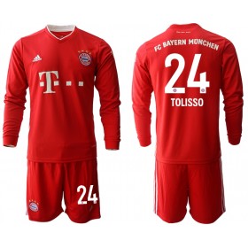 Maillot de Foot Bayern Munich Corentin Tolisso 24 Enfant Domicile 2020-2021 ML